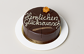 Sachertorte Glückwunsch