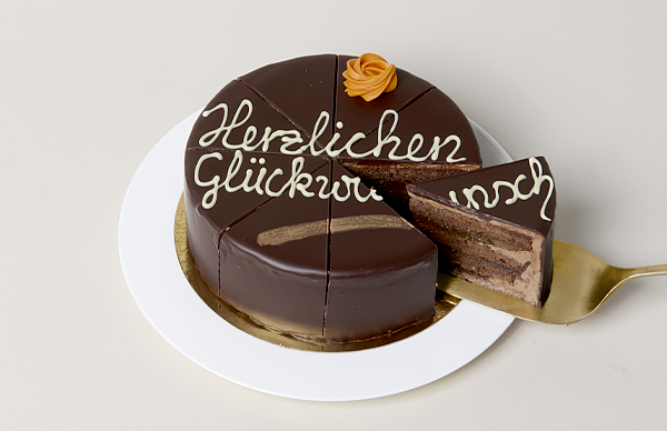 Sachertorte Glückwunsch