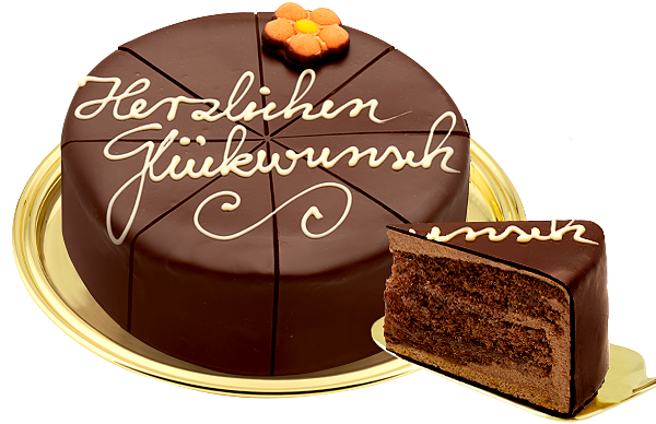 Sachertorte Glückwunsch Sachertorte Glückwunsch