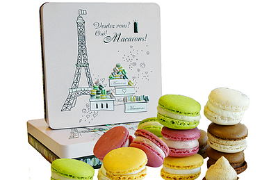 Macarons-Präsentdose "Voulez Vous" Macarons-Präsentdose "Voulez Vous"