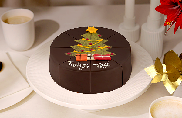 Torte „Frohes Fest“