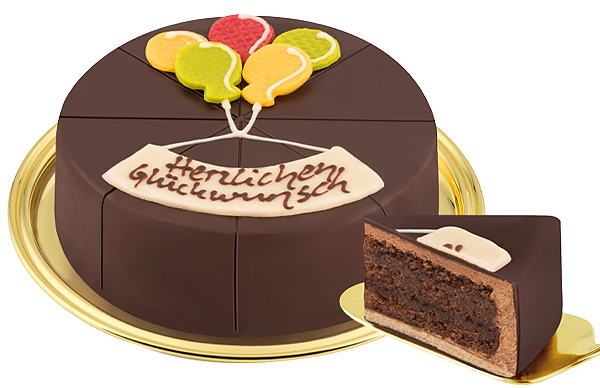 Torte "Herzlichen Glückwunsch"