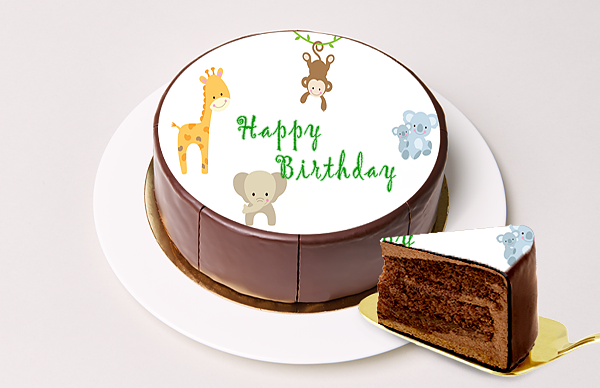 Motiv-Torte Zootiere