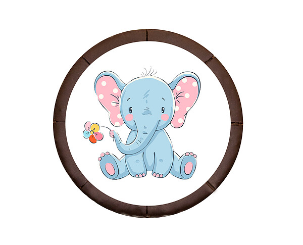 Motiv-Torte Elefant