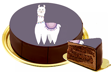 Motiv-Torte "Lama" Motiv-Torte "Lama"