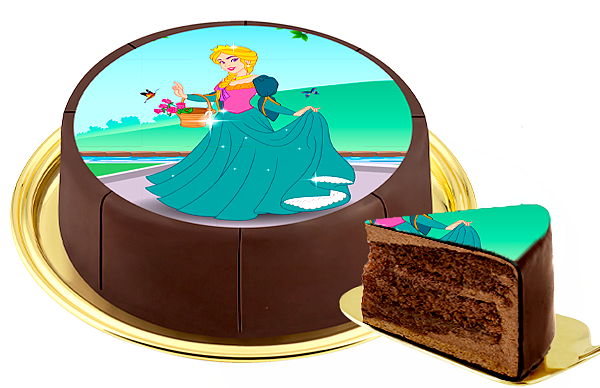 Motiv-Torte "Prinzessin"