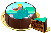 Motiv-Torte Prinzessin