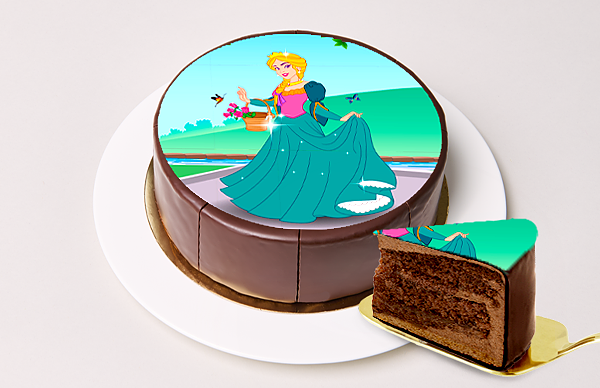 Motiv-Torte Prinzessin