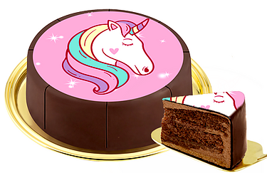 Motiv-Torte "Einhorn" Motiv-Torte "Einhorn"