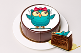 Motiv-Torte Eule