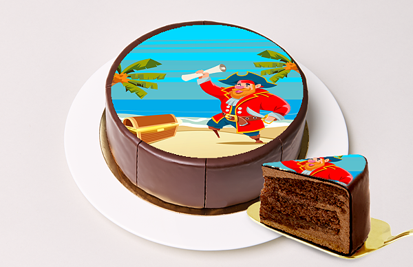 Motiv-Torte Pirat
