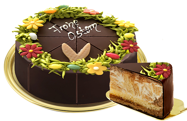 Eierlikörtorte „Frohe Ostern“
