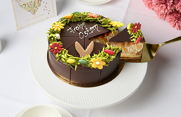 Eierlikörtorte „Frohe Ostern“