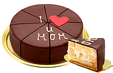 Baumkuchentorte „I love u MOM“
