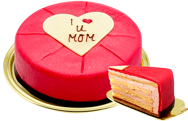 Himbeertorte "I love u MOM"