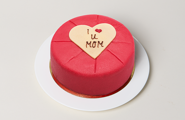Himbeertorte „I love u MOM“