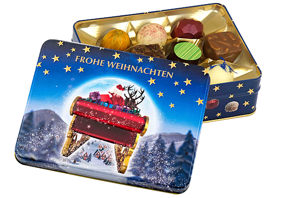 Präsentdose "Frohe Weihnachten"