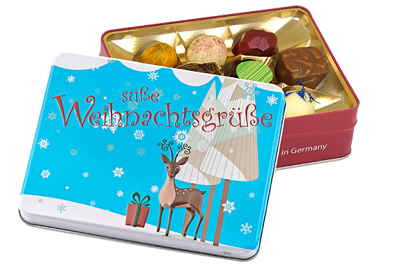 Präsentdose "Süße Weihnachtsgrüße"