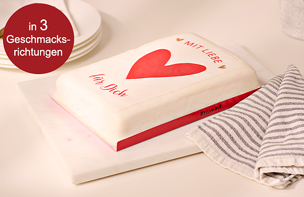 Biskuittorte "Mit Liebe für Dich"