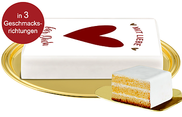 Biskuittorte "Mit Liebe für Dich" Biskuittorte "Mit Liebe für Dich"