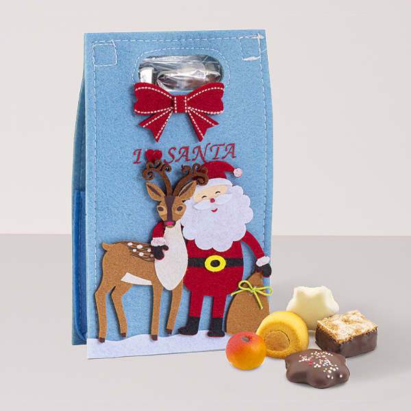 Filztasche „I love Santa“