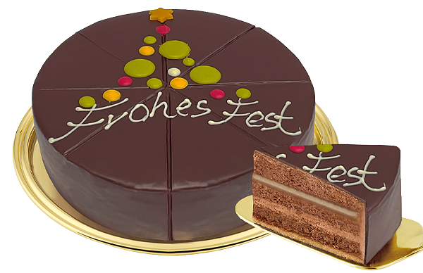 Torte „Frohes Fest“