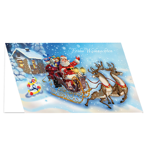 Grußkarte „Frohe Weihnachten“