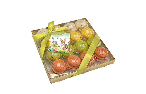 Macarons „Süße Grüße vom Osterhasen“