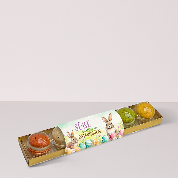Macarons „Süße Grüße vom Osterhasen“