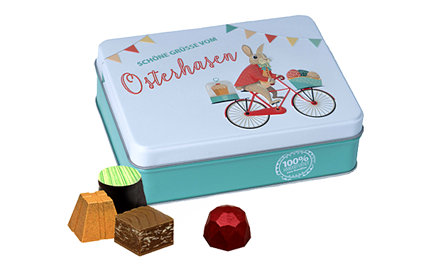 Präsentdose „Schöne Grüsse vom Osterhasen“