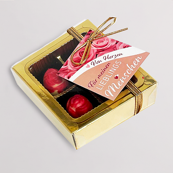 Pralinenpräsent „Lieblingsmensch“ (50 g)